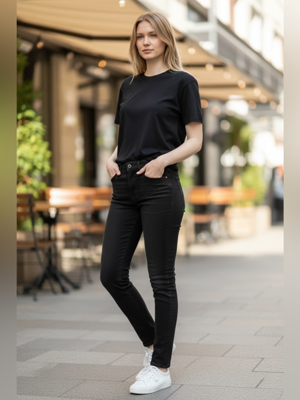 Black Slim Boot Jeans